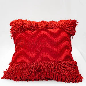 Car Back Pillow (Red) front view