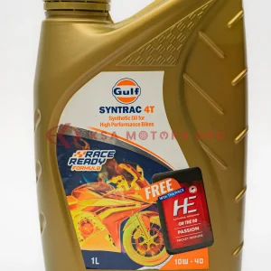 Gulf Syntrac 4T 10W-40 Full Synthetic -1L front view