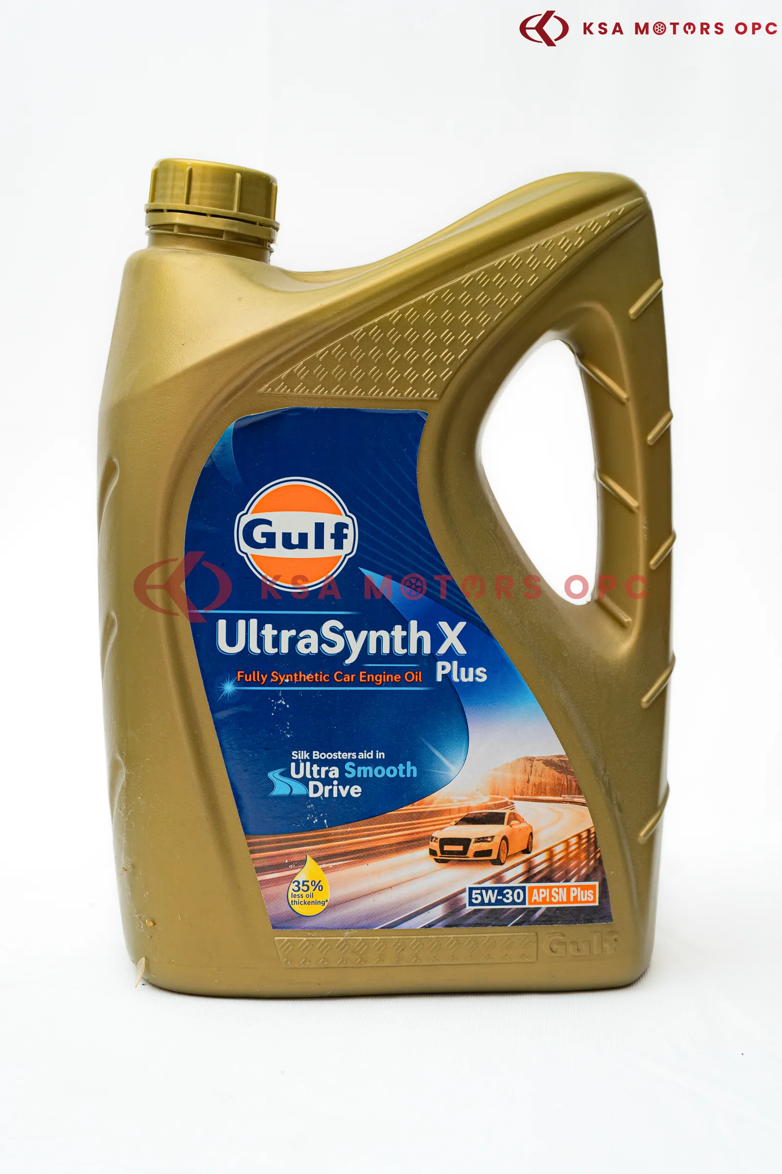Gulf UltraSynth X Plus Fully Synthetic Car Engine Oil 5W-30-4L front view