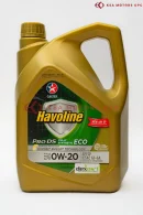 Havoline Pro DS Fully Synthetic ECO 0W-20 – 4L front view