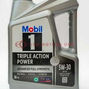 Mobil 1 Triple Action Power Advance Full Synthetic 5W-30 – 4L front view