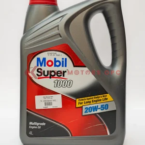 Mobil Super 1000 Multigrade Engine Oil 20W-50 – 4L front view