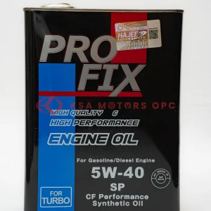 Profix Engine Oil 5W-40 SP CF Performance Synthetic – 4L front view