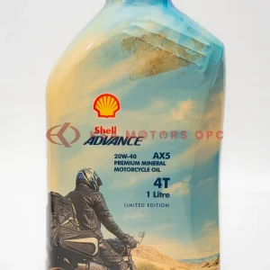 Shell ADVANCE 20W-40 4T Mineral -1L front view