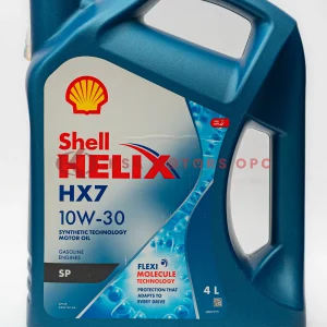 Shell Helix HX7 Synthetic Technology 10W-30 – 4L front view
