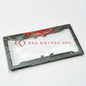 TRD Car Number Plate front view
